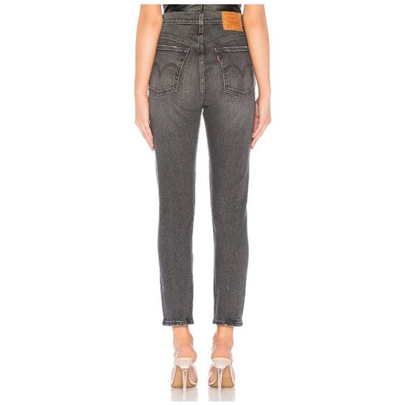 Levi's Premium 501 High Rise Button Fly Coal Black Skinny Fit Jeans Size 29 - Picture 2 of 10